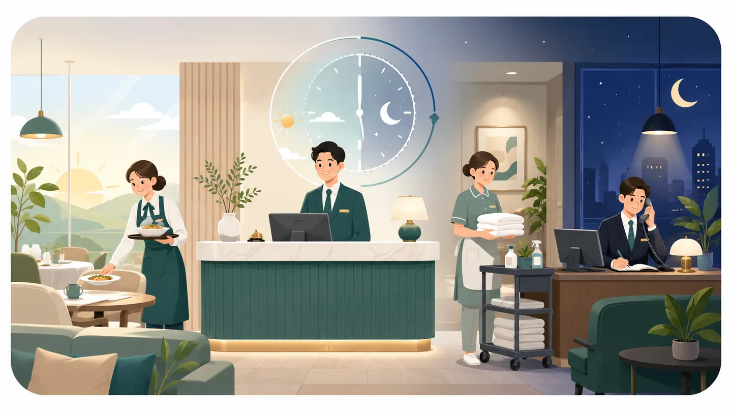 ホテルのシフト作成はなぜ大変?24時間体制を無理なく回すコツを紹介